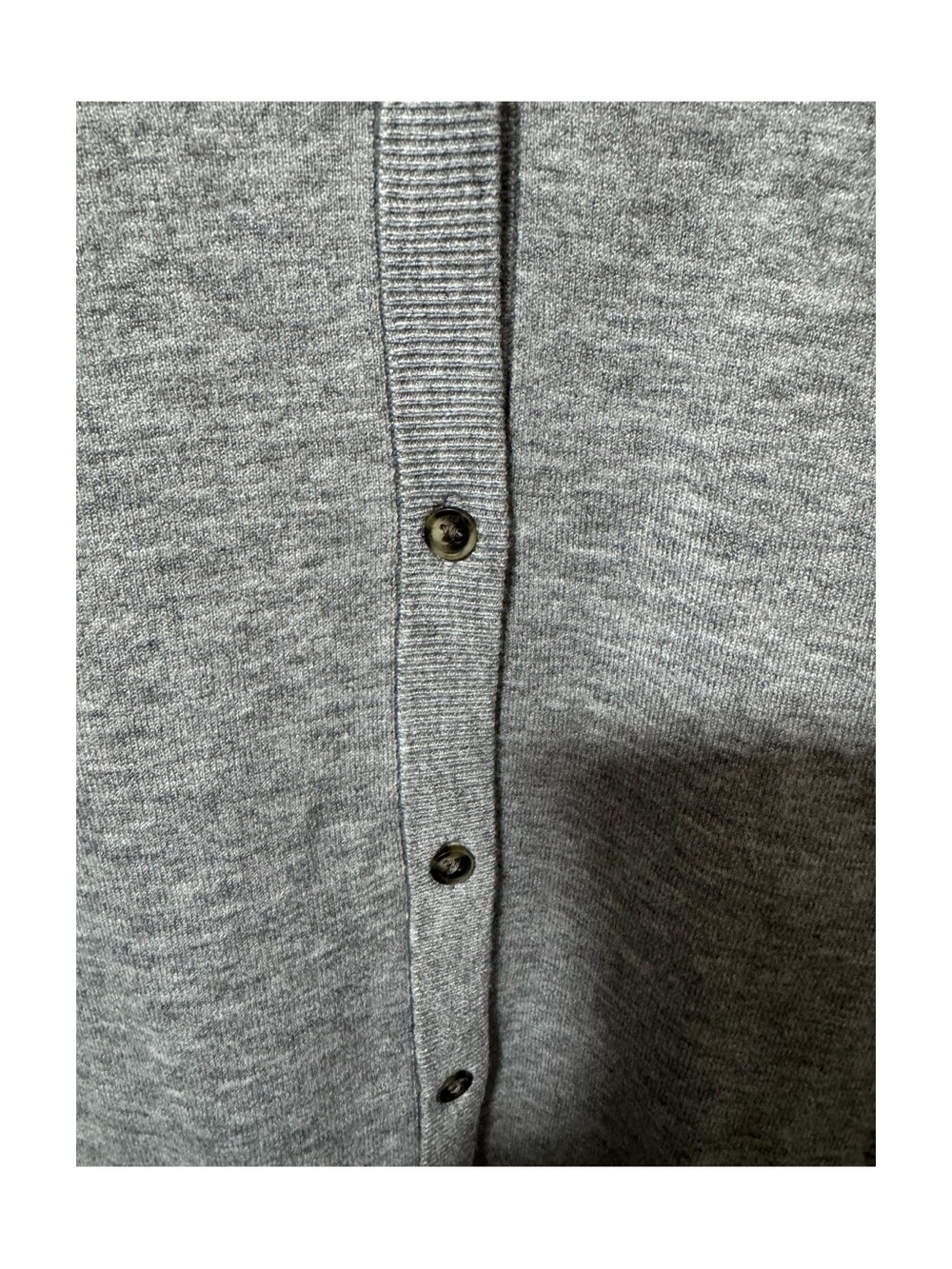 Reitmans Gray Ribbed-Neck Knit Top - Picture 4 of 7